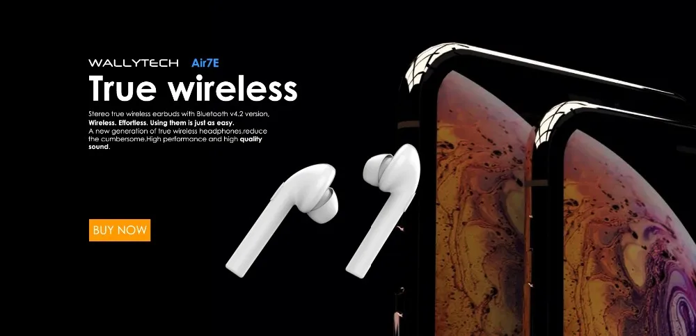 WALLYTECH AIR7E TRUE WIRELESS EARBUDS