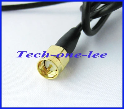 1pc SMA male connector telescopic Digital Freeview 16dbi 17dbi gains DVB T TV HDTV Antenna Aerial 4
