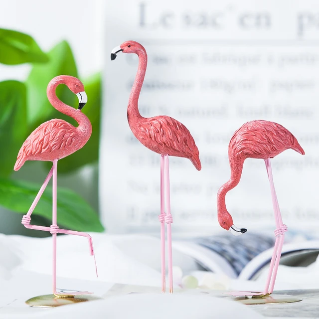 Instagram Hot Kawaii Pink Flamingo Home Decoration Accessories Instagram Hot Kawaii Pink Flamingo Home Decoration Accessories Living Room Study Decor Mini Resin Figurine Pop Photography Prop