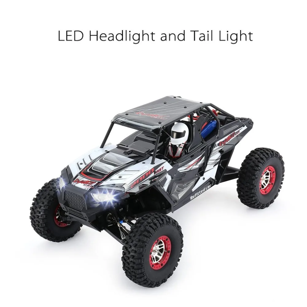 

Wltoys 10428-B2 2.4G 4WD 1/10 EU Electric Rock Climbing Crawler RC car Desert Truck Off-Road Buggy Vehicle with LED Light RTR