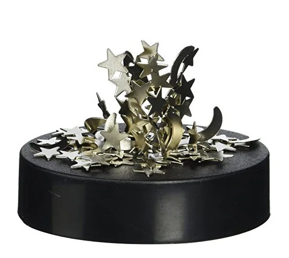 Magnetic Sculptures Moon and Star magentic desk art sculpture DIY Perpetual Motion Toy For font b