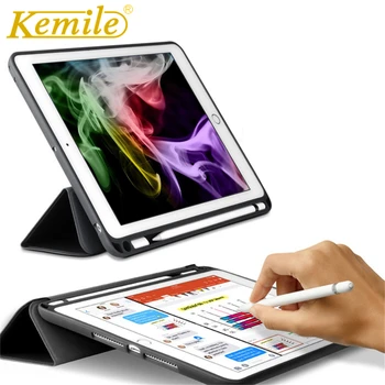 

Ultra Slim Case For iPad 7th 10.2 2019 case W Pencil Slot Holder Auto sleep wake Stand Cover For iPad 7th 10.2 2019 Case funda