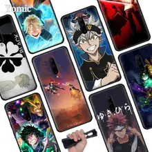 Anime Black Clover Black Soft Case for Oneplus 7 Pro 7 6T 6 Silicone TPU Phone Cases Cover Coque Shell