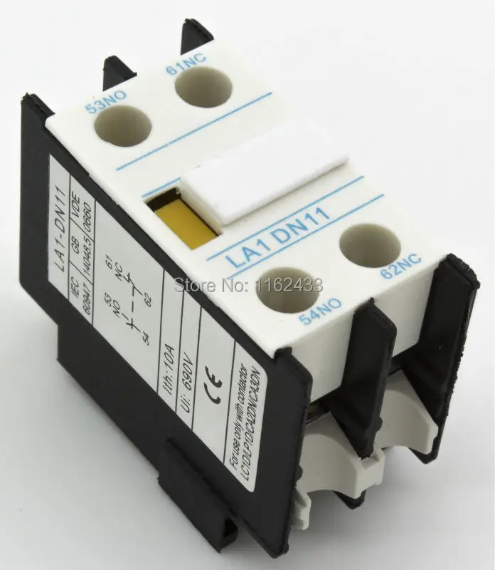 LA1-DN11 F4-11 1NO+ 1NC вспомогательный Контактный блок для CJX2 LC1-D серии AC Контактор