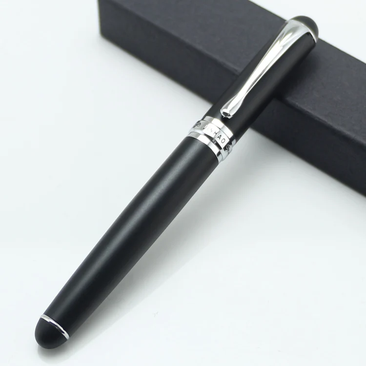 JINHAO 750 благородный черный 18KGP B перо авторучка Канцтовары школы и офиса