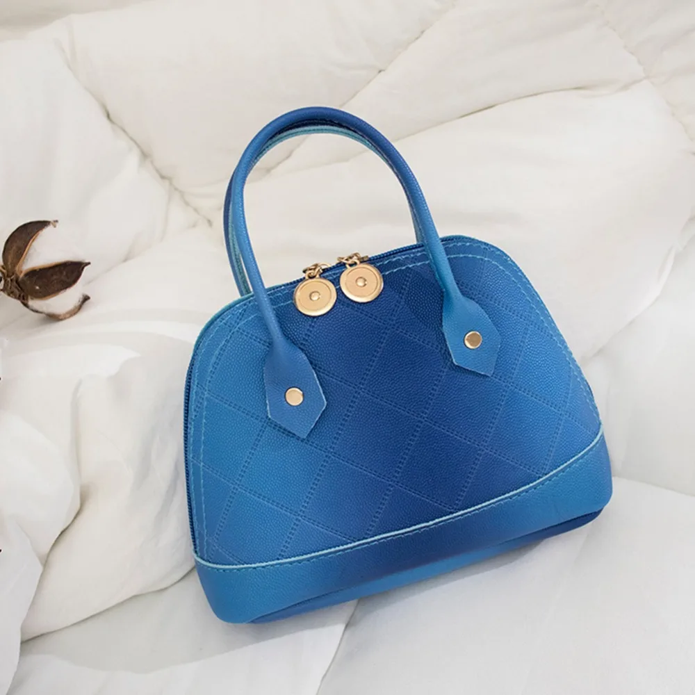 السيدات رسول قذيفة الأعلى مقبض Crossbody أكياس بو الجلود الماس شعرية شنطة كتف للنساء بلون سلسلة حمل