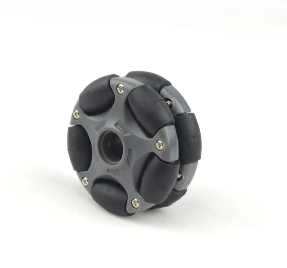 

58mm Nylon Omnidirectional Wheel Omni Tire Universal Tyre For Arduino DIY Smart Car RC Toy Compatible Plastic Hub Coupling