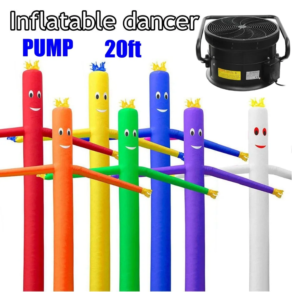 

20ft/6m Wind Dancer Tube Man Cartoon Inflatable Dancing Air Puppet Out Door Air Sky Dancing Man For Advertising