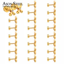 Асон сталь золото/серебро ножницы серьги с винтовой застежкой шпильки 6 мм нержавеющая сталь крутые ювелирные изделия 12 пар/лот антиаллергенные вечерние серьги