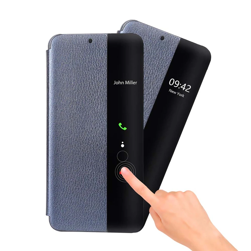 

Luxury Flip Leather Phone Cases For Huawei P20 P20 Pro Smart Sleep Wake View Stand Cover For Huawei Mate 10 Pro P20 Case Fundas