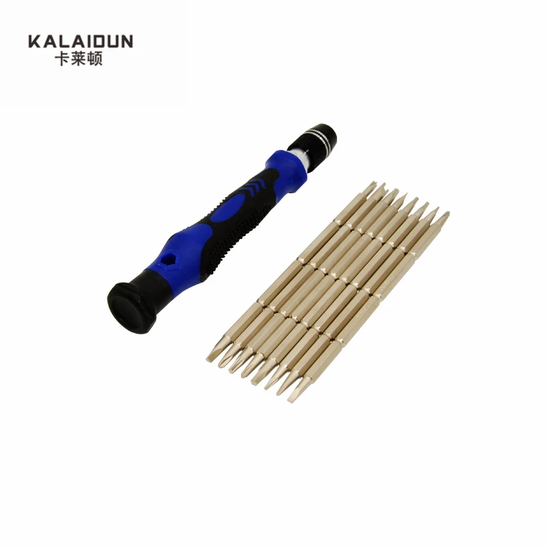 Набор многофункциональных отверток KALAIDUN Torx 9 в 1 двухсторонняя Холщовая Сумка для