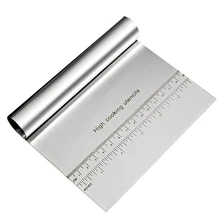 Лопатки для теста для выпечки инструменты для украшения торта из нержавеющей стали для приготовления пиццы скребок для теста резак кухонный инструмент