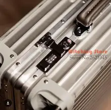 20 INCH 20242629# The new day tide aluminum frame rod box and universal wheel travel luggage 20 suitcase #EC FREE SHIPPING