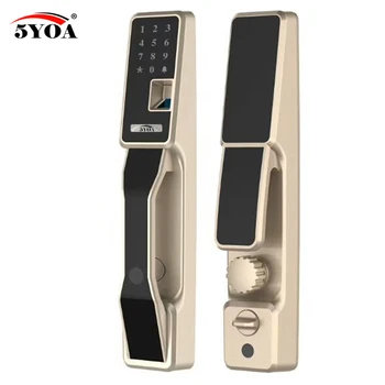 

Fingerprint Lock Automatic RFID Electric Home Security Smart Lock Electronic Door Lock Fingerprint Identification Swipe Lock