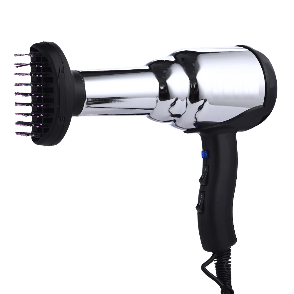 

8000W Metal body Salon Professional Hair Dryer Volumizer Negative Ion Blow Dryer Brush Hot/Cold With Air Collecting Nozzle