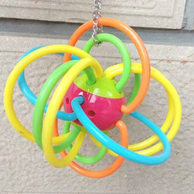 1PCS Large, medium and small parrots bite toys parrot toy ball food