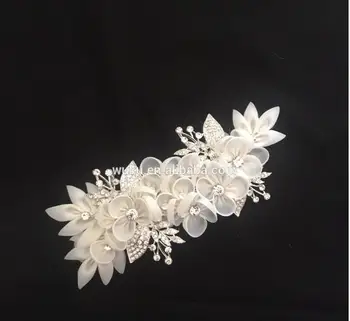 

wuku handmake petal flower applique 2019 headpiece sash belt