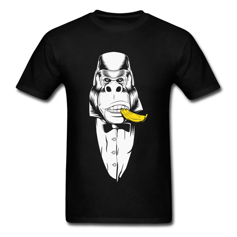  Mens T-shirts Don Kong cosie Tops Shirts 100% Cotton Fabric Round Collar Short Sleeve Printed Top T-shirts Father Day Don Kong black