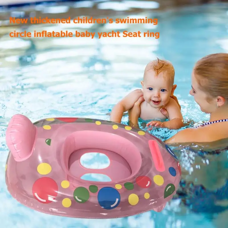 

Baby Swimming Ring Summer Swimming Pool Inflatable Swim Float Water Fun Pool Toys Safety Infant Inflatable Float Swim Ring Seat