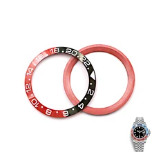 CARLYWET Топ оптом Инструменты для ремонта класс черный/красный сменная деталь из керамики рамка вставка для часов GMT-Master II 116710B Бэтмен