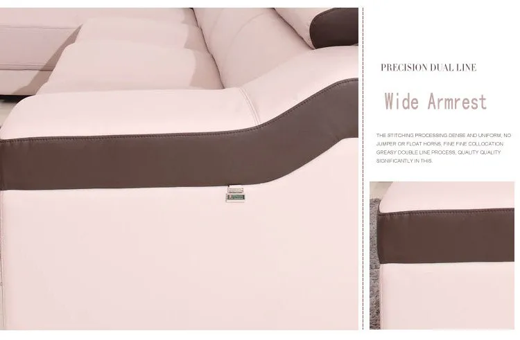 Современный стиль гостиной диван из натуральной кожи a1313