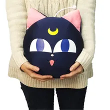 32cm Official Japan Anime BANDAI Sailor Moon Pet Cat LUNA P ball Beads Plush Toy font
