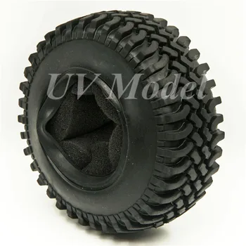 

4pcs 100mm 1.9" Rubber Rocks Tyres / Wheel Tires For SCX10 D90 RC Rock Crawler Car 1:10 Monster Truck RC On-Road Car Parts