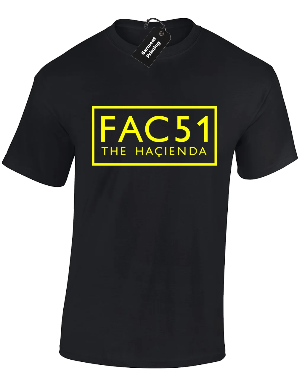 FAC 51 HACIENDA Мужская футболка ретро-дизайн кислоты дом RAVE ударные и басы DJ S-5XL | одежда