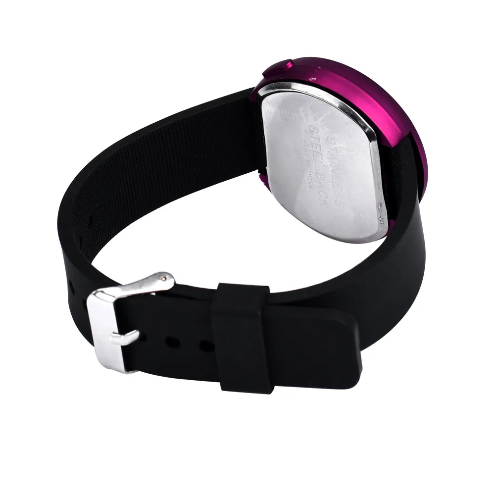 Zerotime#501 новые спортивные наручные часы для мужчин и женщин светодиодный сенсорный экран дата Силиконовые наручные черные часы простые прочные