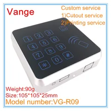 5 шт./лот индуктивной клавиатура панели Электрический корпус антиблокировочной системы пластика пластмассовый корпус прибора 105*105*25 мм для входа продукта системы