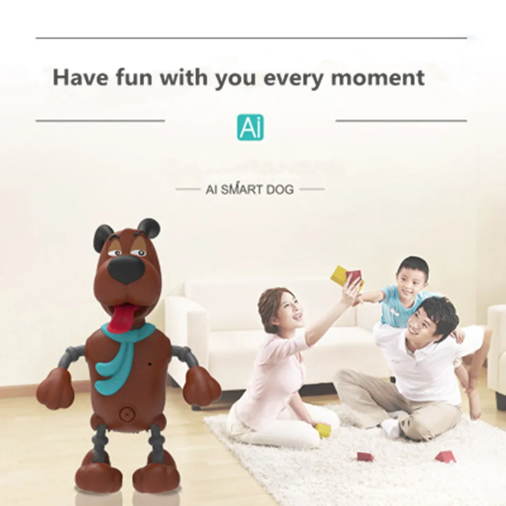 Smart Robot Dog Electric Dog Early Childhood Education Interactive Toy intelligent teaching materials accompanying artifacts