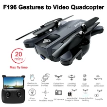 Foldable RC Drone with 2MP HD Camera Optical Flow Localization 20mins Flight Time Mini RC Quadcopter Helicopter VS SG700 XS809S
