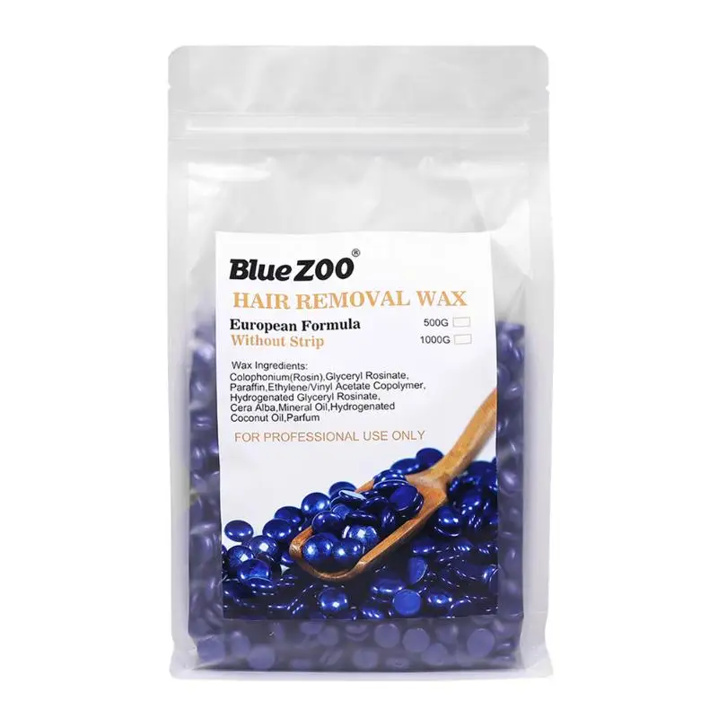 Purple 500g 500/1000 г твердый воск бобы безболезненный депилятор воска восковые гранулы для удаления волос на теле теплые нагревания воска, Накручивающийся депилятор, горшок для удаления волос - Цвет: Purple 500g