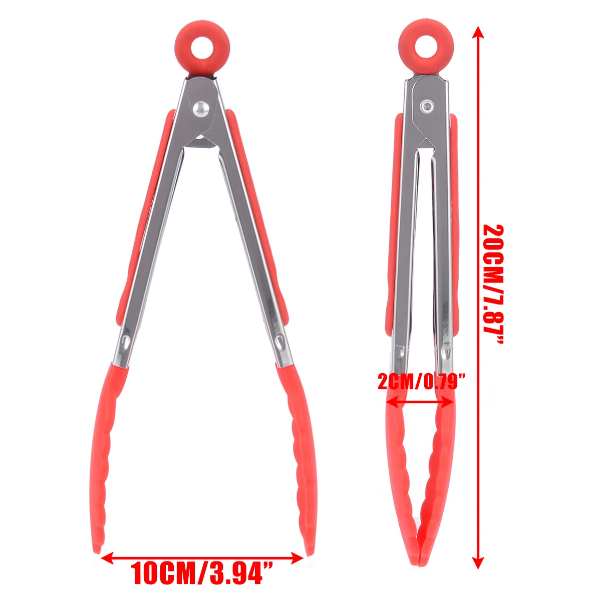 Mini Picnic BBQ Roast Tongs Clips Heat Resistant Safe Barbecue Salad Meat Tongs Kitchen for Child Kid Outdoor Cooking Helper