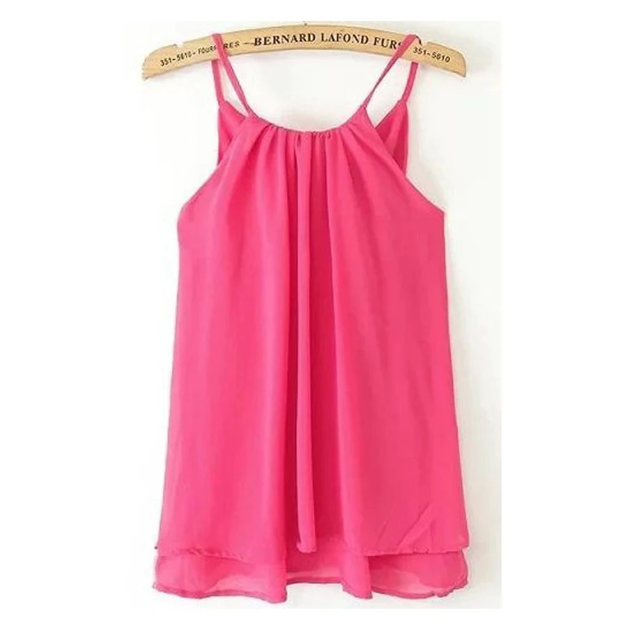 

Sleeveless Frenulum Double Layer Snow Spinning T Spot