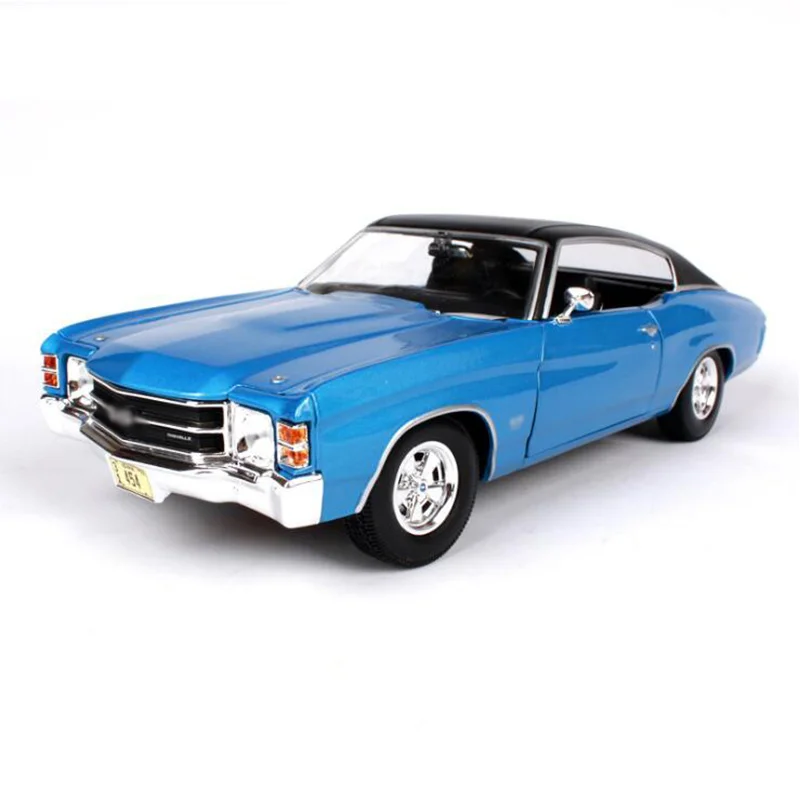 1/18 1971 chevrolat Chevelle ss454 Спорт купе die cast модель коллекции Diecasts и транспортных средств