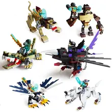 Qigong legendary animal editon CHIMAED Super Hero Figure Building Block Brick For Children Gift Kid Toy Compatible with Legoings new dc wonder woman super hero girl high school model building block brick toy 41232 wonder woman compatible legoes gift kid set