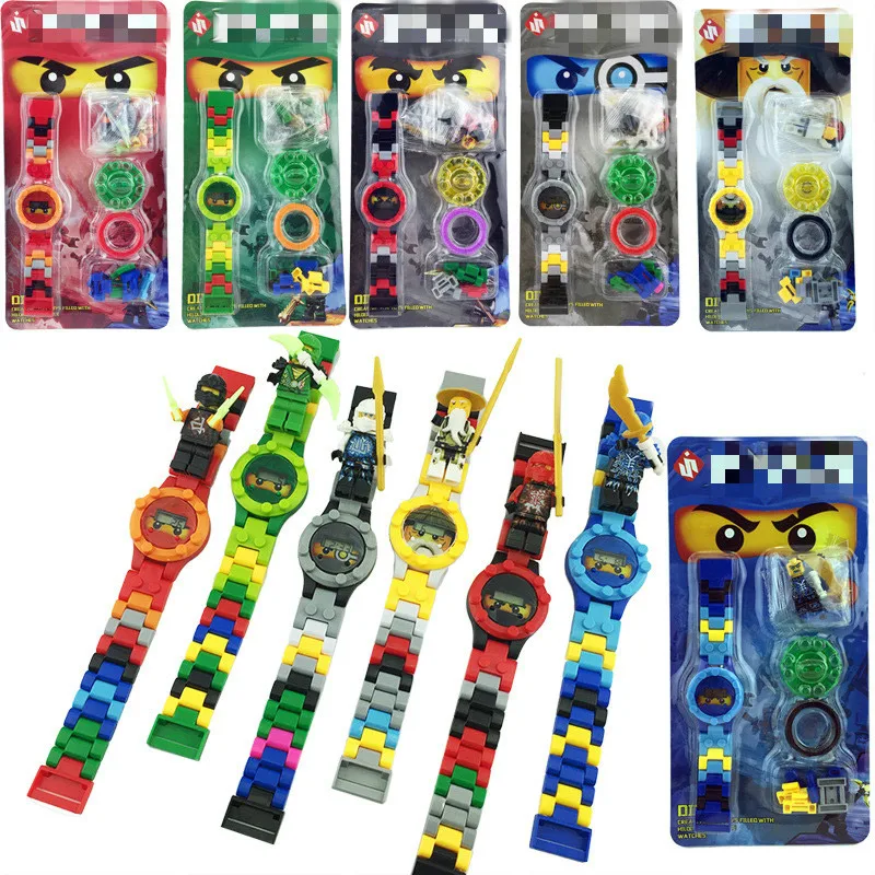 

5 Styles Ninja Watch Ninjagoingly Building Blocks Bricks Children's Figures Yokai Watch Toys