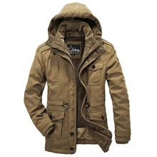 Winter Jacket Men Casual Thicken Warm Minus 40 Degrees Cotton-Padded Jackets Men’s Hooded Windbreaker Parka Plus size 4XL Coats