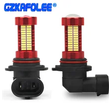 Gzkafoll автомобилей головной светильник лампы hb3 h10 hb4 h11 led h8 h9 h16JP 9005 9006 туман светильник 12V 24V 20W 2500LM 145 SMD