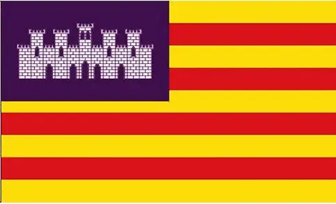 Spagna Isole Baleari Bandiera 3Ft X 5Ft Poliestere Bandiera Di Volo 150*90 Centimetri Bandiera Personalizzata All'Aperto