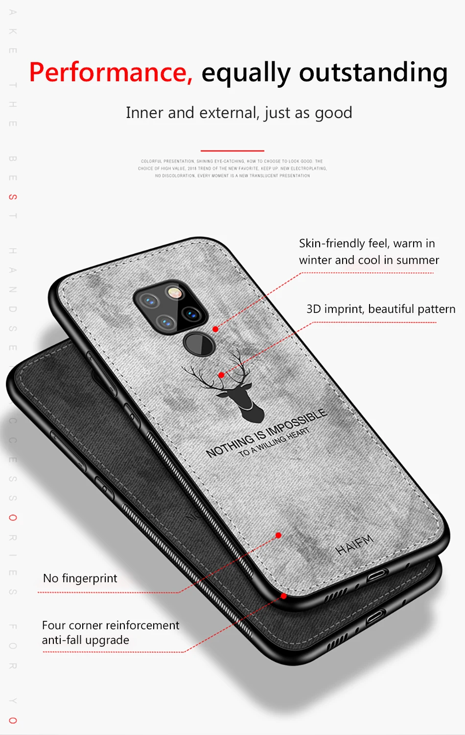 !ACCEZZ Luxury Anti-Knock Cute Phone Case For Huawei Mate 20 Pattern Protective Back Cover Case For Huawei Mate20 Pro Shell Capa (5)