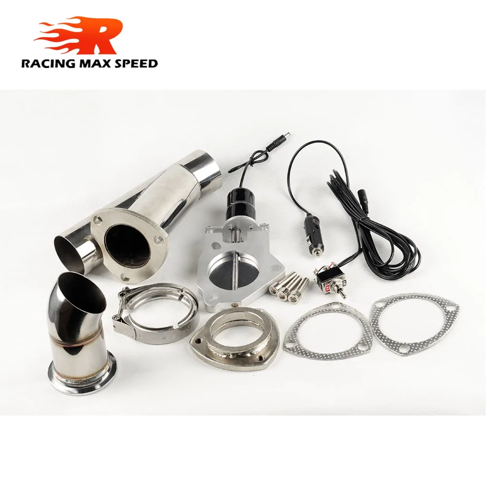 

New 2.5inch exhaust cutout pipe with switch Manual control / unpick and wash