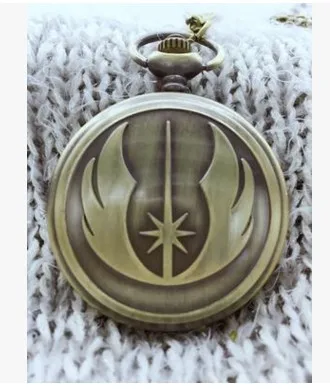 

New Fashion quartz Bronze antiques night of fate King Arthur Saber Saba to curse Necklace pocket watches man and woman