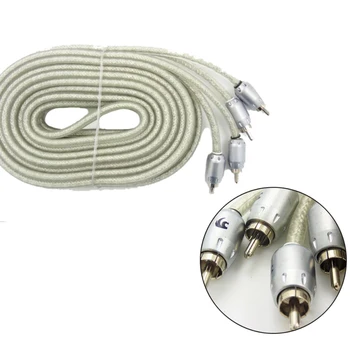 

5 m Cable Wire Cords Loud Speaker Wire Stereo Audio Cable For Subwoofer DVD Speaker Cable amplifier subwoofer