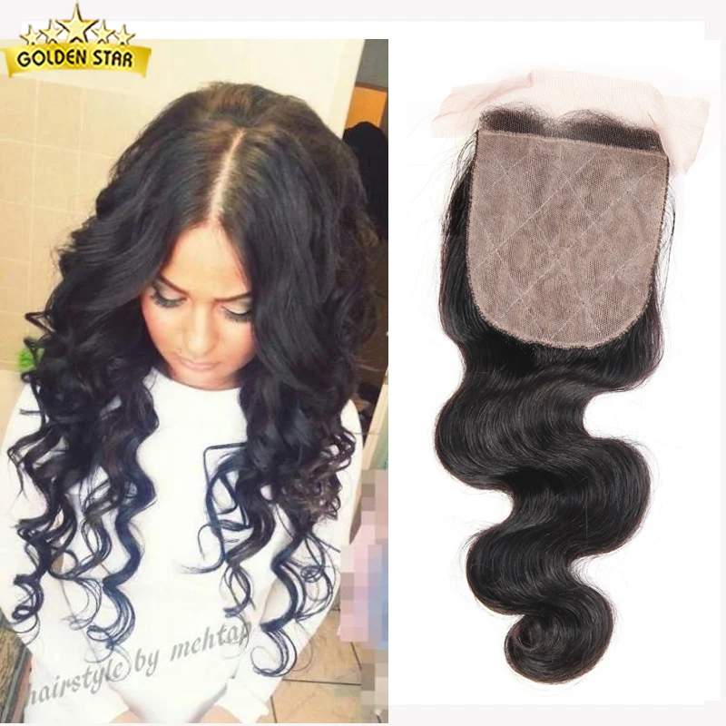 

Newest Brazilian Silk Base Closure Body Wave Beauty Forever Silk Base Closures Unprocessed Virgin Brazillian Body Wave Closure