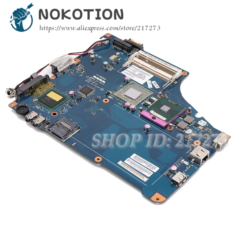 Материнская плата NOKOTION для ноутбука Toshiba Satellite L455 l450 NBWAA LA 5821P K000085450 материнская GL40