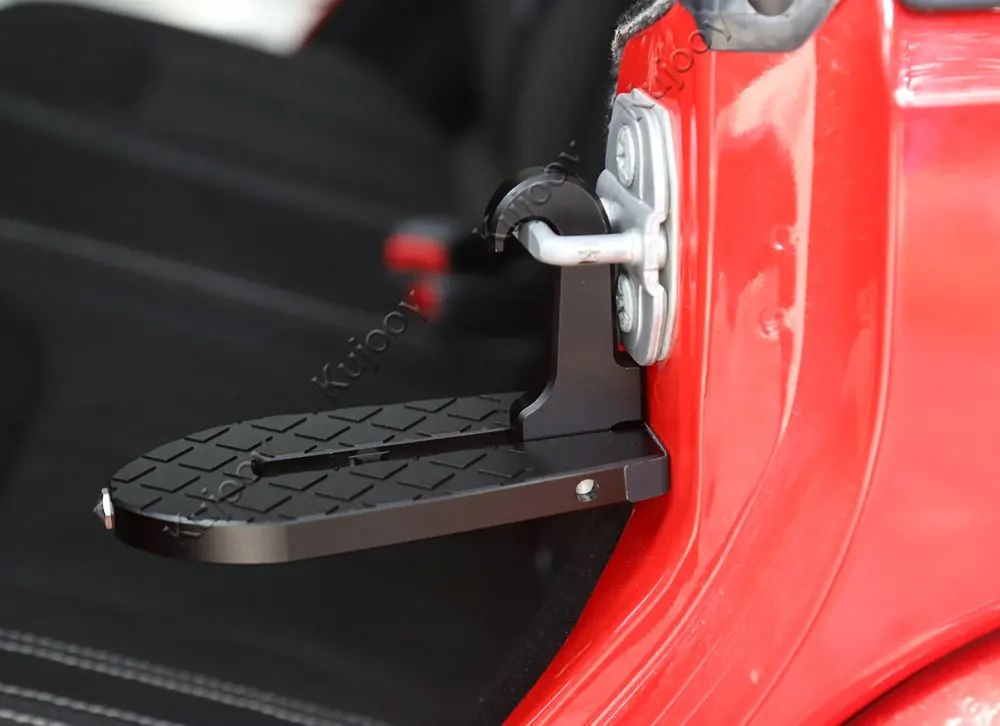 

For Jeep Car Vehicle Rooftop Roof Rack Assistance Easy Acess Door Step Pedal Hooked On Car SUV 4X4 Slam Latch Doorstep