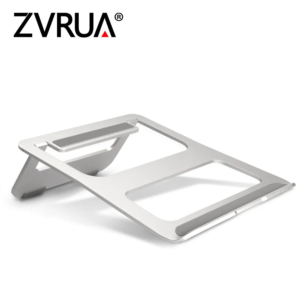 ZVRUA подставка для ноутбука, портативный держатель для планшета, алюминиевые подставки для ноутбука MacBook Air Mac Book Pro, крепление для планшета на 120 градусов