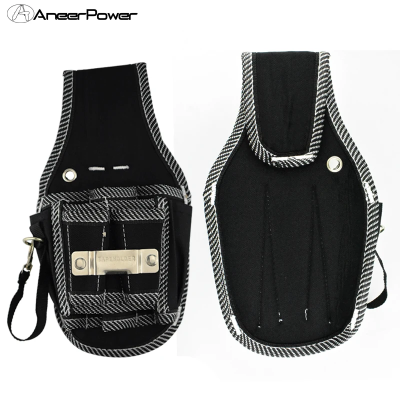 

9 in 1 Tools Bag Electrician Tool Kit Screwdriver Work Quality Waist-mounted Toolkit Bag Screwdriver Tools 600D Polyester Fiber